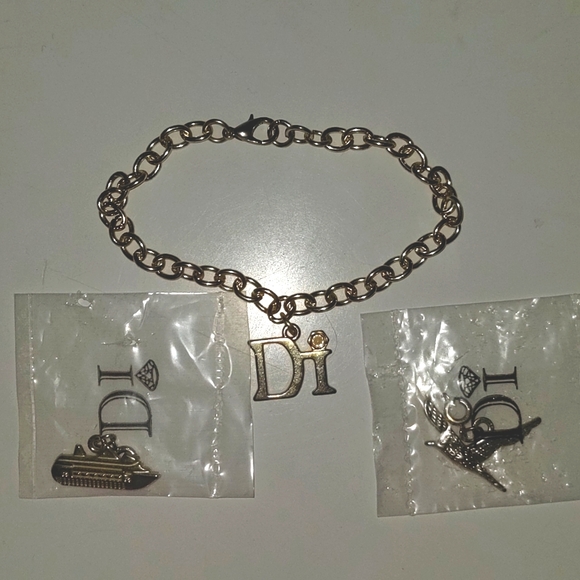 Caribbean diamond charm bracelet - Picture 1 of 4